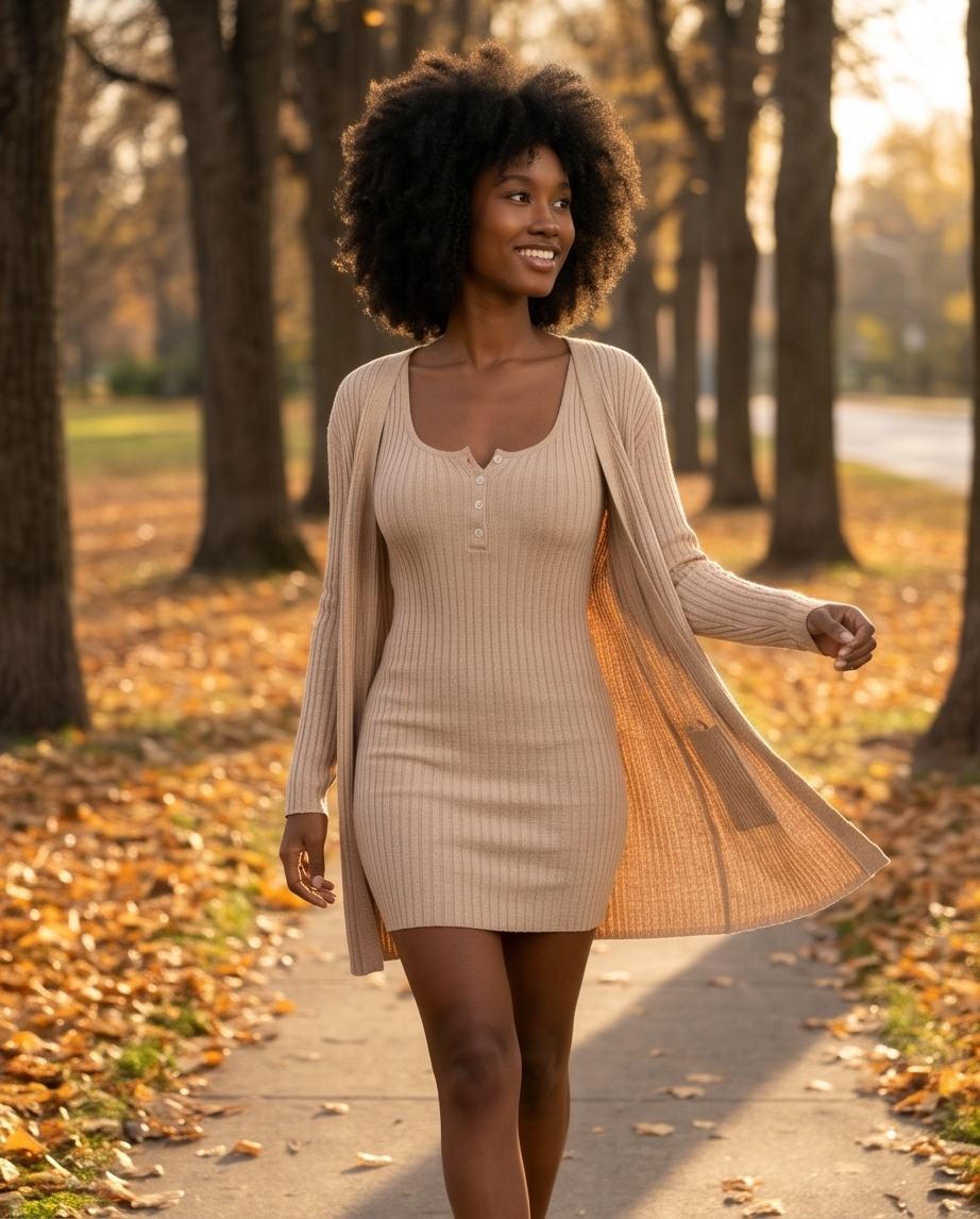 Effortless Comfort Knit Dress