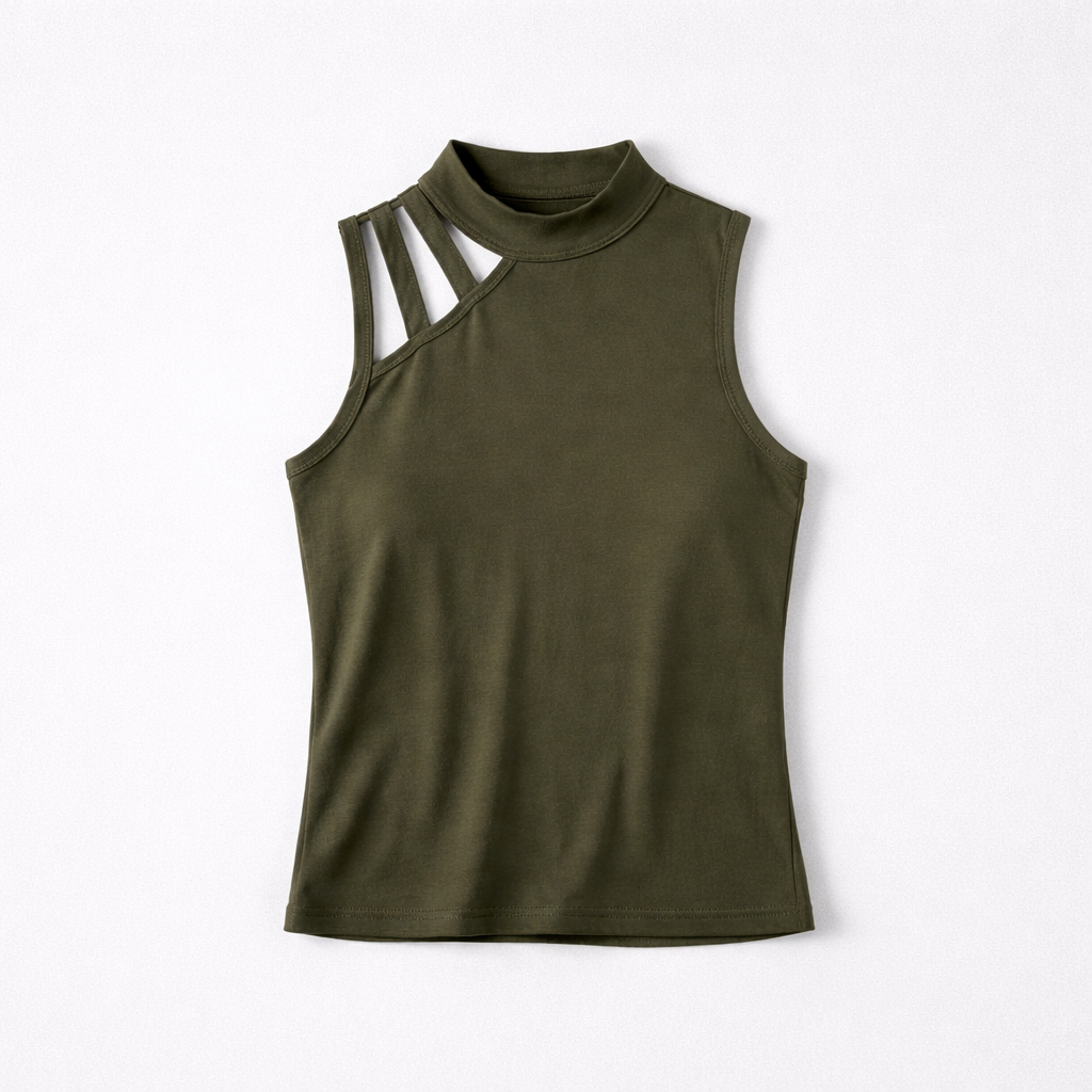 Shoulder Detail Sleeveless Top