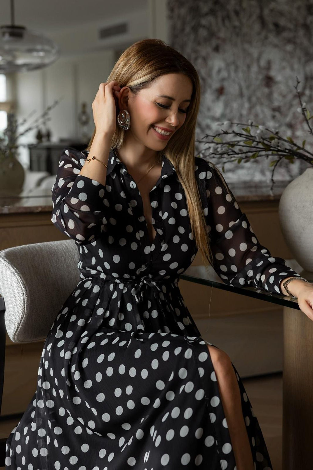 Classic Meets Chic Polka Dot