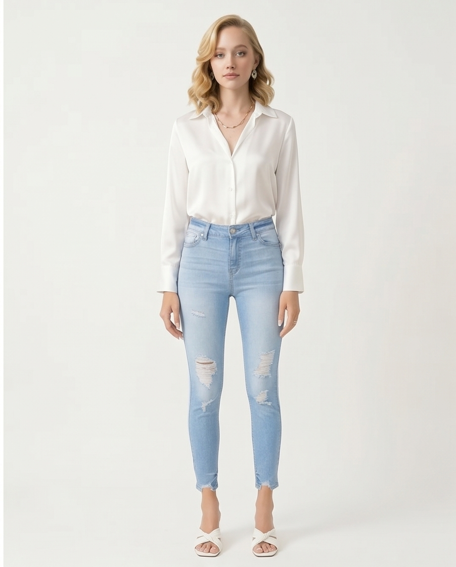 Sun Faded Jean