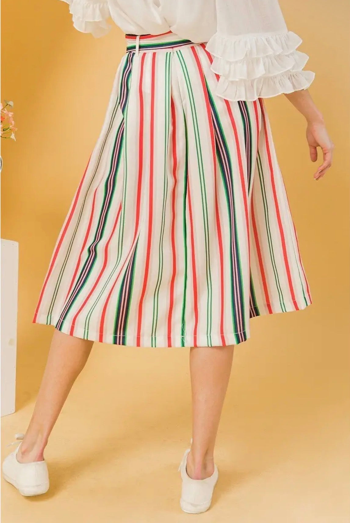 The Sip & Stripe Midi