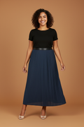 Flowing Pleated Maxi