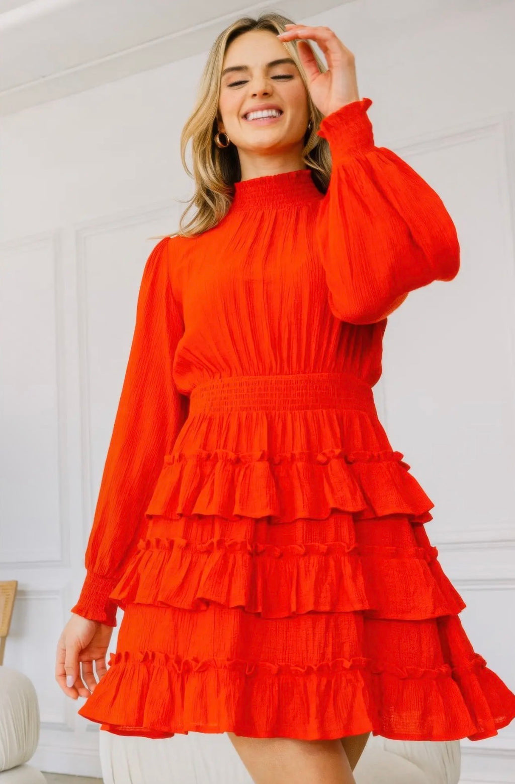 Flutter & Frill Dress