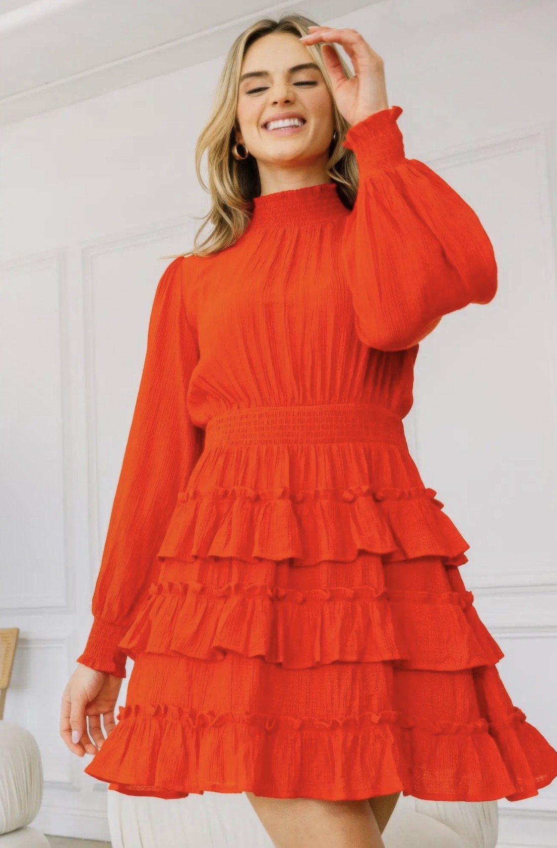 Flutter & Frill Dress