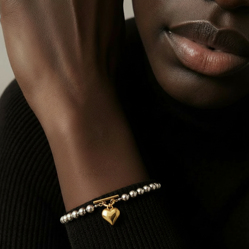 The Heart Charm Bracelet