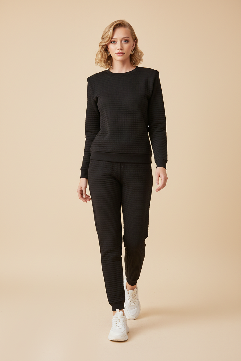 Textured Two Piece Set