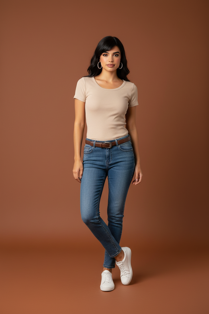 Simple Crew Neck T-Shirt