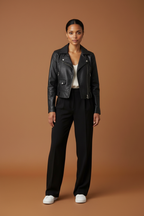 Wide-Leg Tailored Pants