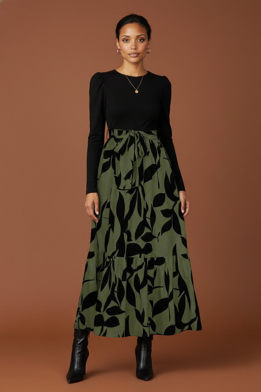 The Botanical Print Dress