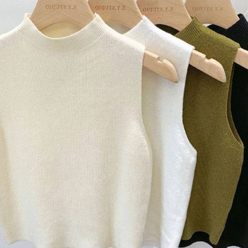 Second Nature Sleeveless Knit Sweater