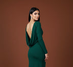 Sleek Backless Midi