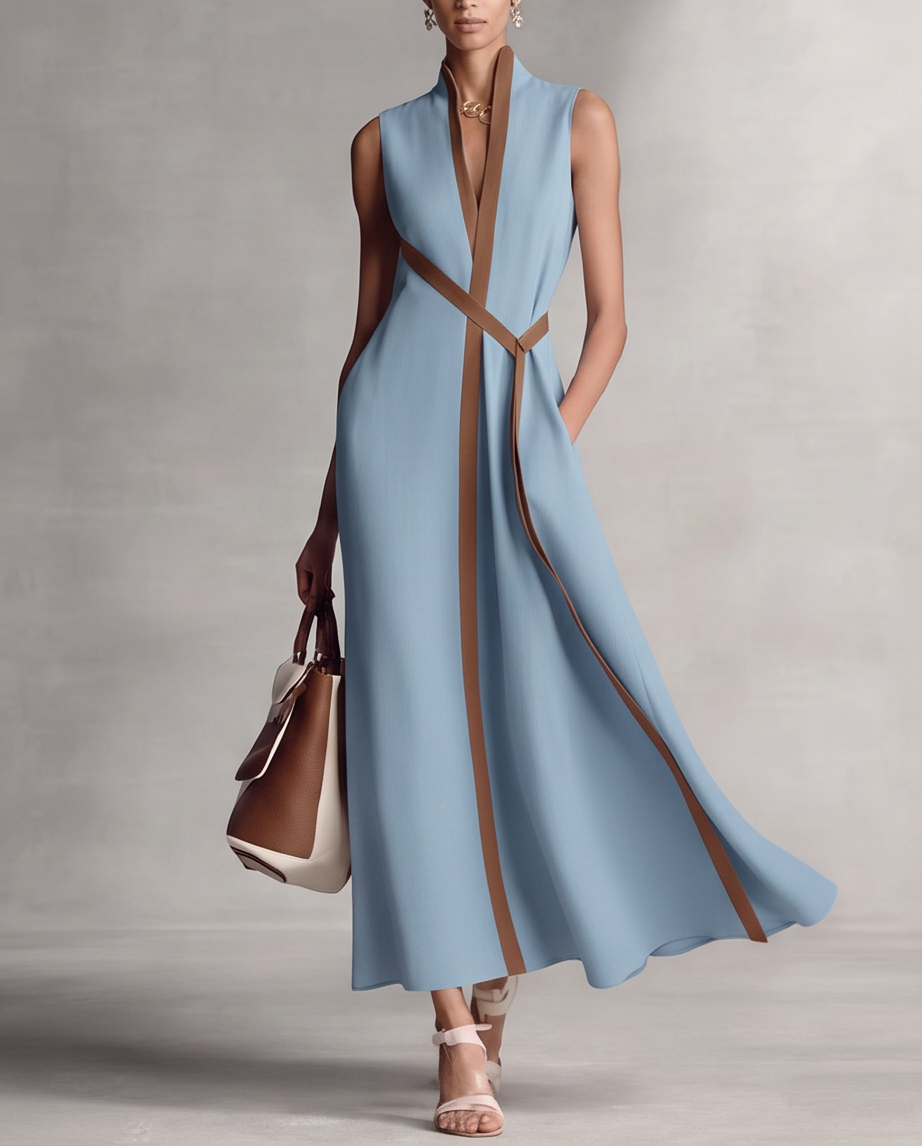 Quiet Luxury Sleeveless Dress