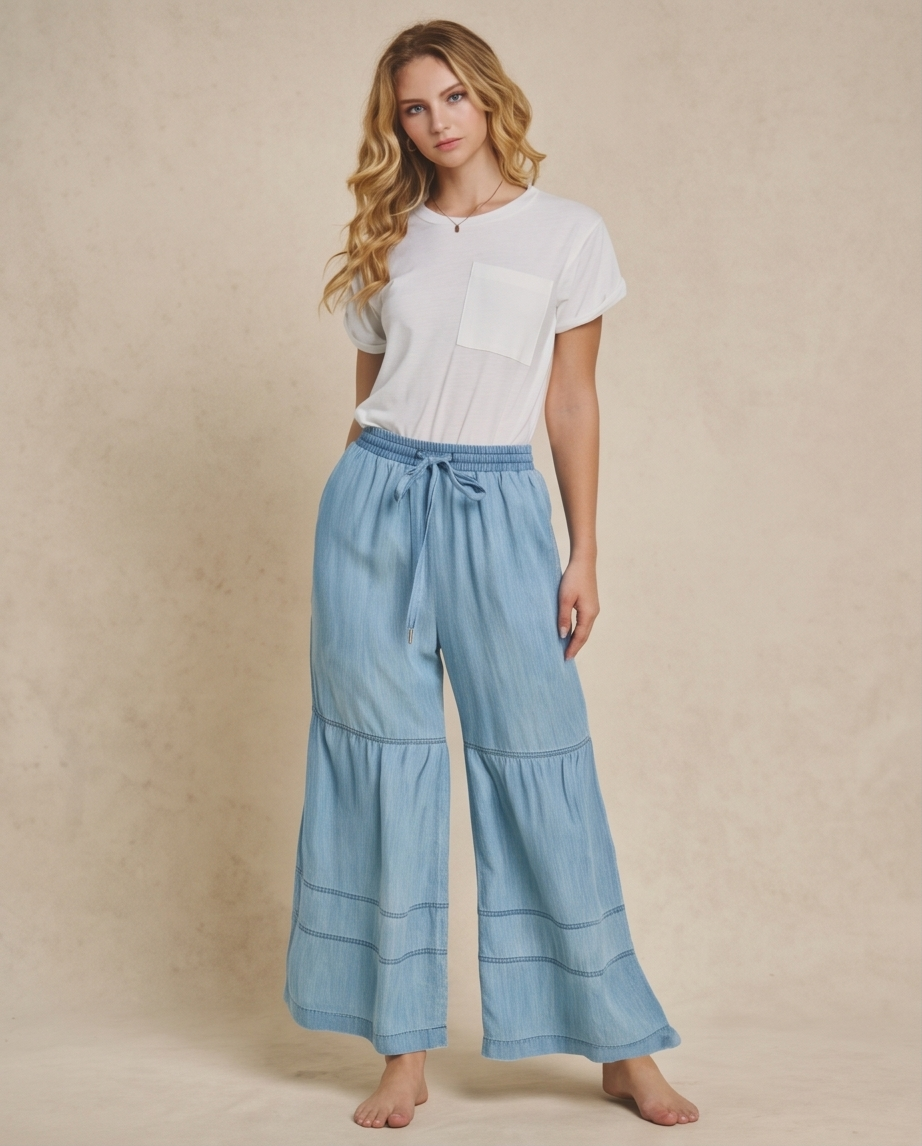 Free Flow Denim Pants