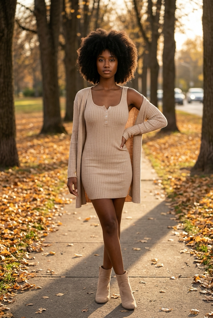 Effortless Comfort Knit Dress