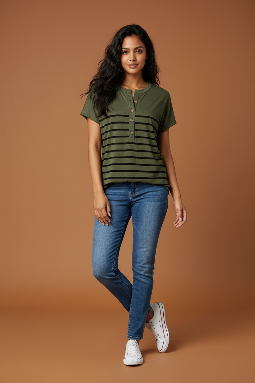 Effortless Stripe Elegance