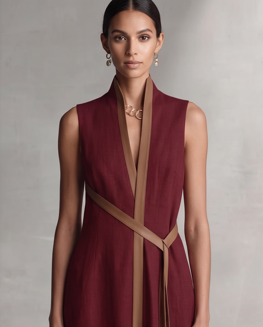 Quiet Luxury Sleeveless Dress