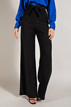 High-Waist Wide-Leg Trousers