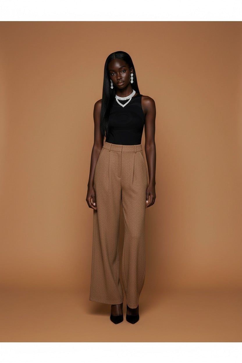 Elevated Wide-Leg Trouser