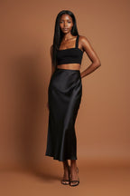 The Glossy Elegance Skirt