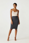 High-Waist Pencil Skirt