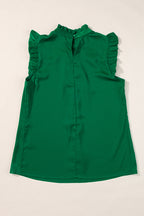 Emerald Ruffle Blouse
