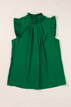 Emerald Ruffle Blouse