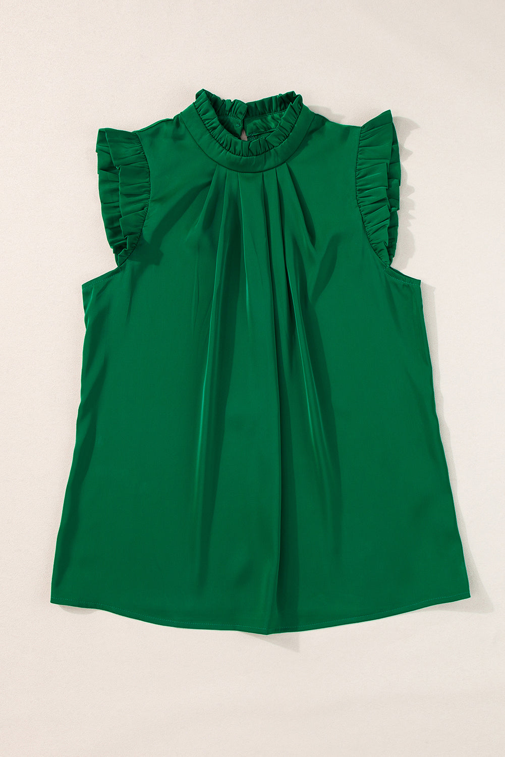 Emerald Ruffle Blouse