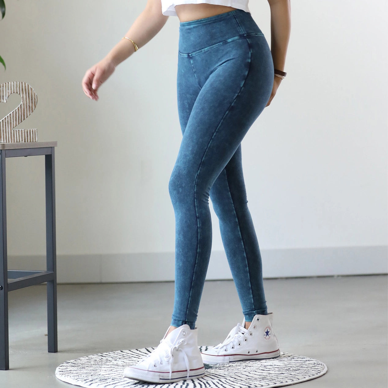 Denim Yoga Leggings